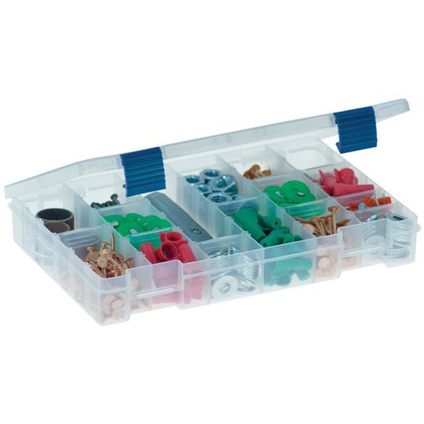 Plano Plano ProLatch StowAway 6-21 Adjustable Compartment Box, , 11L x 7-1/4W x 1-3/4H, Clear 2360001